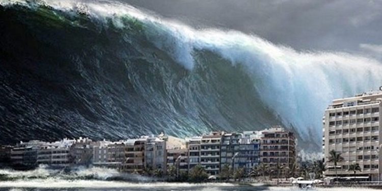 mơ thấy sóng thần